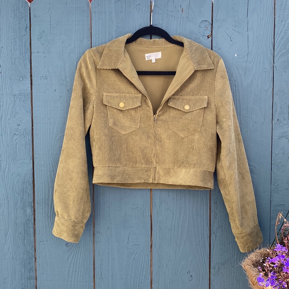 by the way. Cropped Jacket